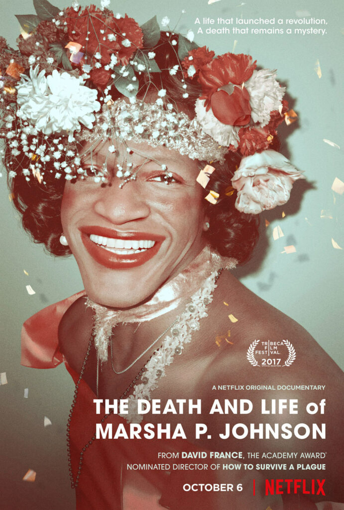 affiche THE DEATH AND LIFE of MARSHA P. JOHNSON 