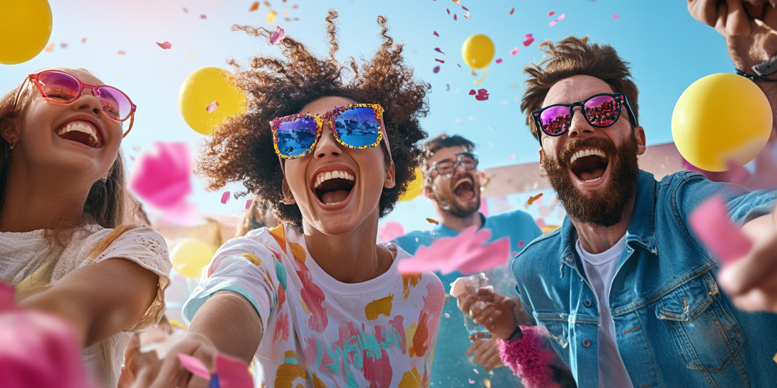 Collaborateurs heureux pendant une séance de yoga ou de team-building en entreprise