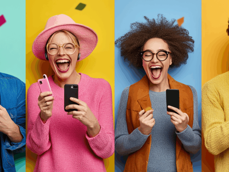 Équipe entreprise engagée actions RSE collaboratives avec application mobile suivi impact