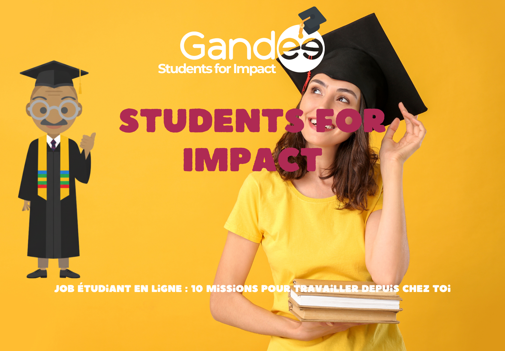 Job etudiant en ligne - 10 missions pour travailler depuis chez toi - Students for Impact by Gandee