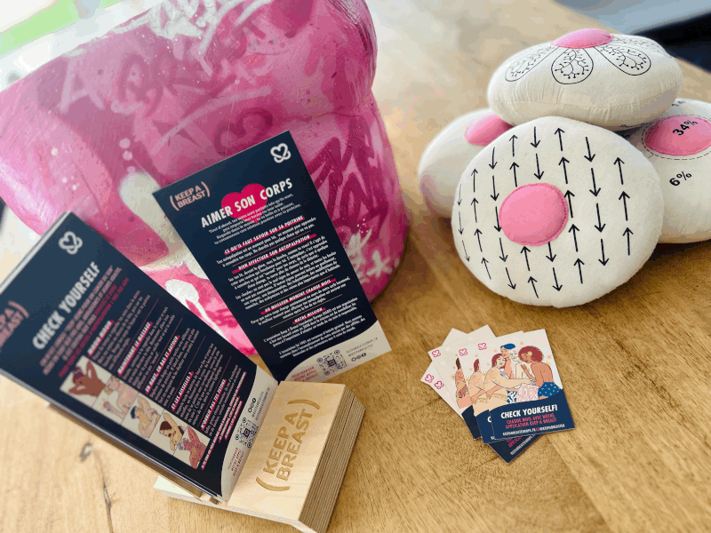 Keep a Breast prévention cancer du sein santé jeunes Students for Impact Gandee