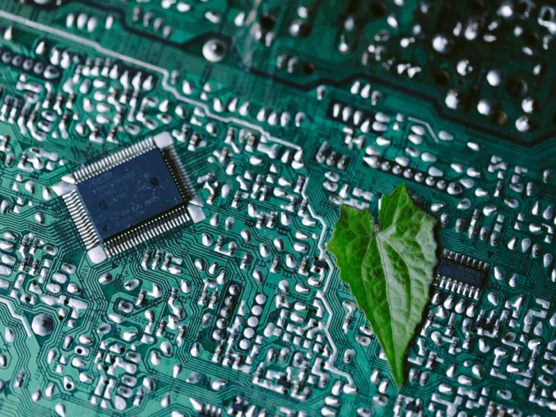 Équipe professionnelle engagée dans la sobriété numérique – réduire l'empreinte digitale en entreprise